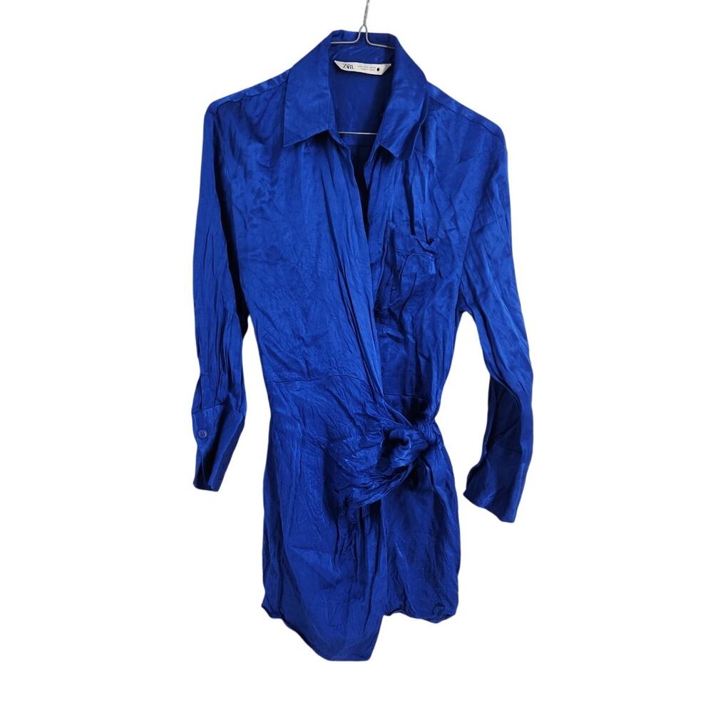 Zara Blue Robe Womens Size Small S